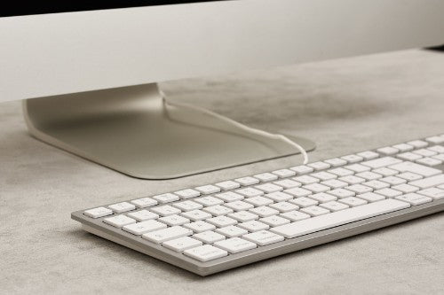 CHERRY KC 6000C FOR MAC keyboard Universal USB QWERTZ German Silver