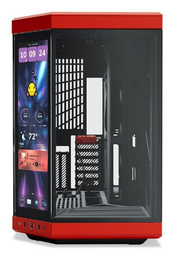 HYTE Y70 Touch Infinite Midi Tower Black, Cherry colour