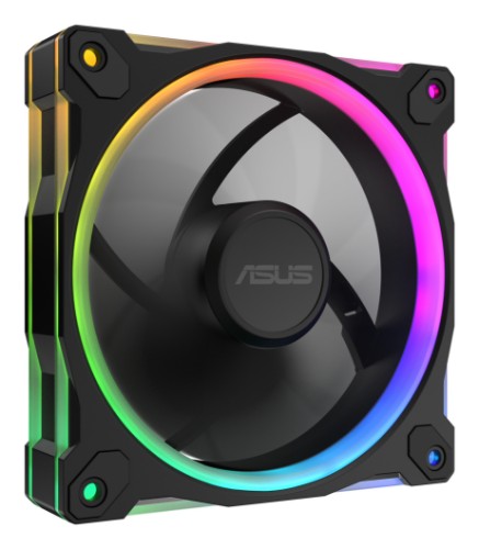 ASUS Prime MR120 Fan ARGB Black 3in1 Computer case 12 cm