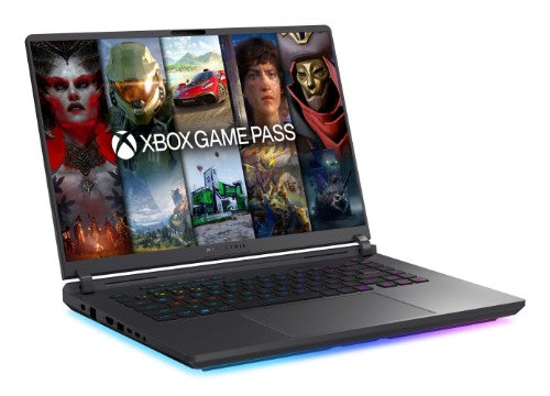 ASUS ROG Strix G16 G615LW-TS262W Intel Core Ultra 9 290HX Plus Laptop 40.6 cm (16") WQXGA 32 GB DDR5-SDRAM 1 TB SSD NVIDIA GeForce RTX 5080 Wi-Fi 7 (802.11be) Windows 11 Home Black, Grey
