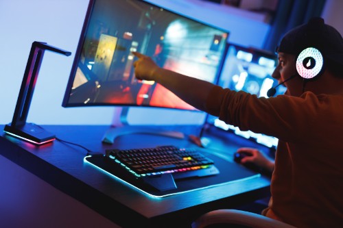 SureFire Silent Flight RGB-680 Gaming mouse pad Black