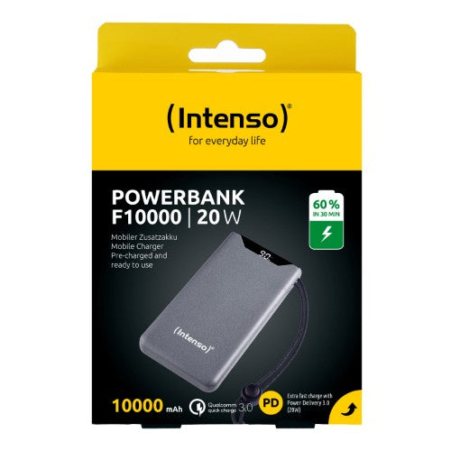Intenso 7332034 power bank Lithium Polymer (LiPo) 10000 mAh Grey
