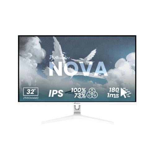 Arozzi Nova 32″ computer monitor 80 cm (31.5") 2560 x 1440 pixels Quad HD LED White