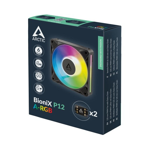 ARCTIC BioniX P12 A-RGB 120 mm PWM Fan with Daisy Chain