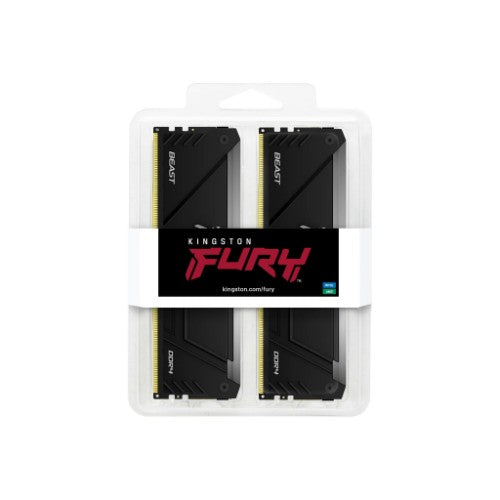 Kingston Technology FURY Beast 32GB 3600MT/s DDR4 CL18 DIMM (Kit of 2) RGB