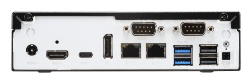 Shuttle Slim PC DH810 , S1851, 1x HDMI (2.1), 1x DP, 1x USB-C (DP), 1x 2.5", 2x M.2, 2x LAN (Intel 1G + 2.5G), 2x COM, 24/7 permanent operation, incl. VESA