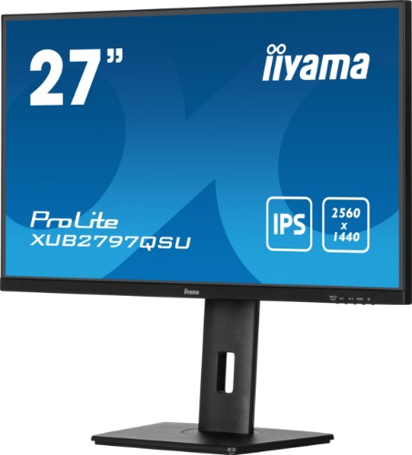 iiyama ProLite XUB2797QSU-B2 computer monitor 68.6 cm (27") 2560 x 1440 pixels Quad HD LED Black