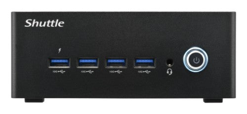 Shuttle Nano PC NT10H5, Intel Core Ultra 5 125H, Intel Arc graphics, 2xHDMI, 2xUSB 4.0 (DP), 2x2.5Gbit LAN, incl. VESA 24/7 permanent operation